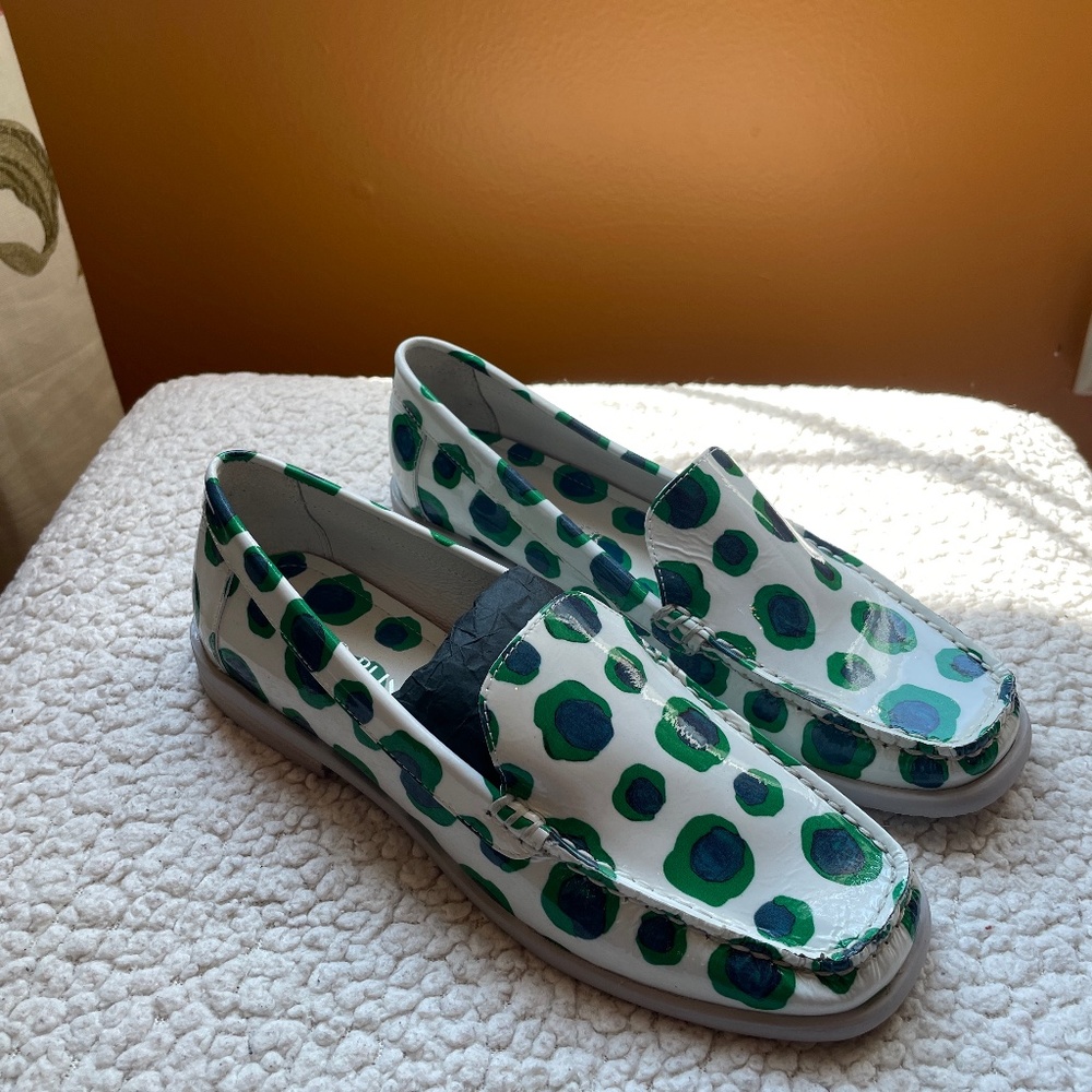Funky leather loafers!